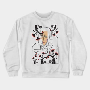 Beautiful princess lotus garden Crewneck Sweatshirt